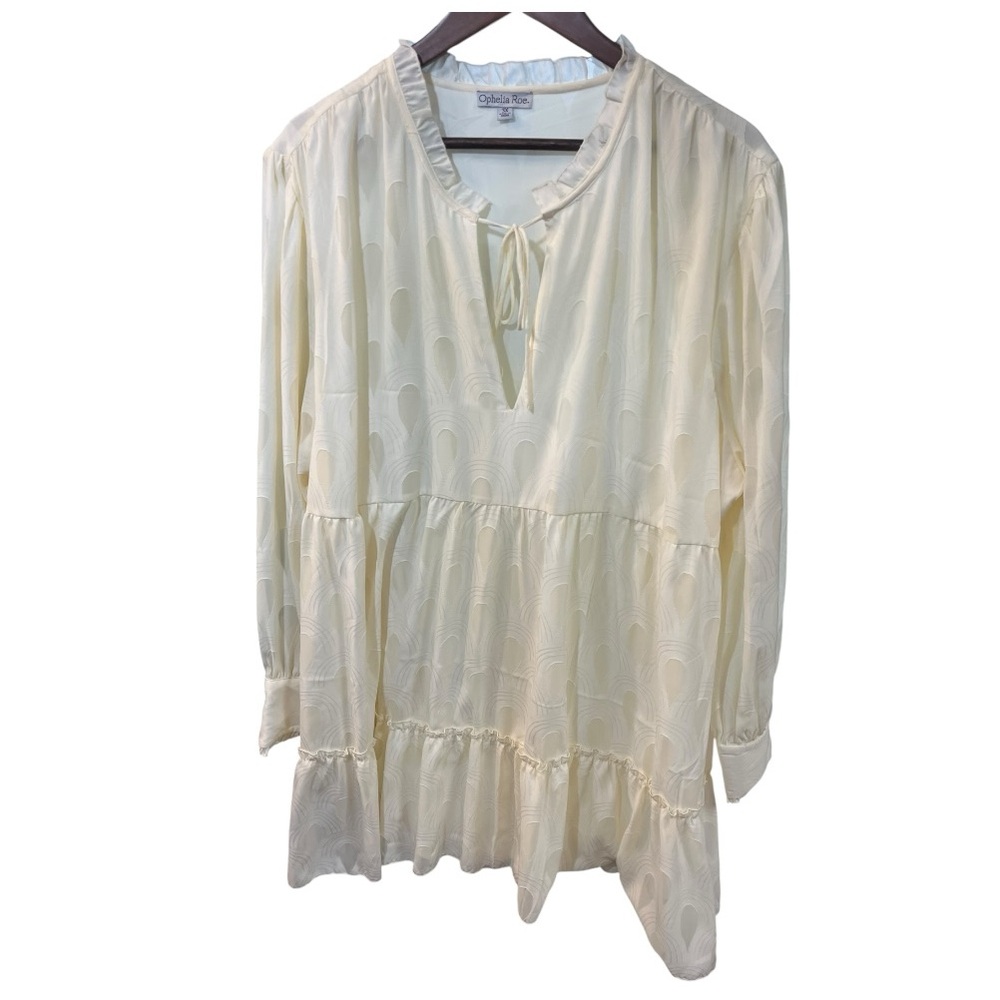 OPHELIA ROE CREAM BABY DOLL DRESS SZ 3X NWT